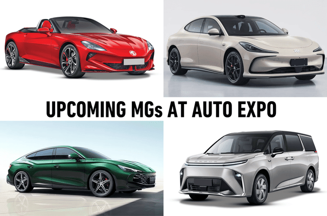 MG to showcase four new cars at the Auto Expo 2025